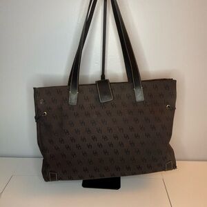 Dooney & Bourke Brown Monogram Shoulder Bag